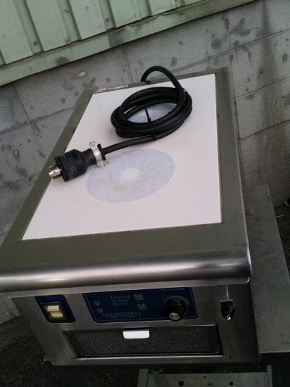 ニチワ　ＩＨ調理器MIR-1.25WTMP