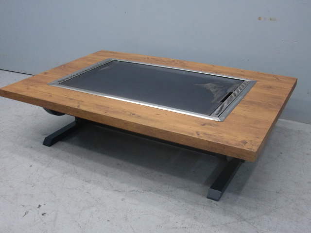 鉄板座卓テーブル（プレス鉄板）