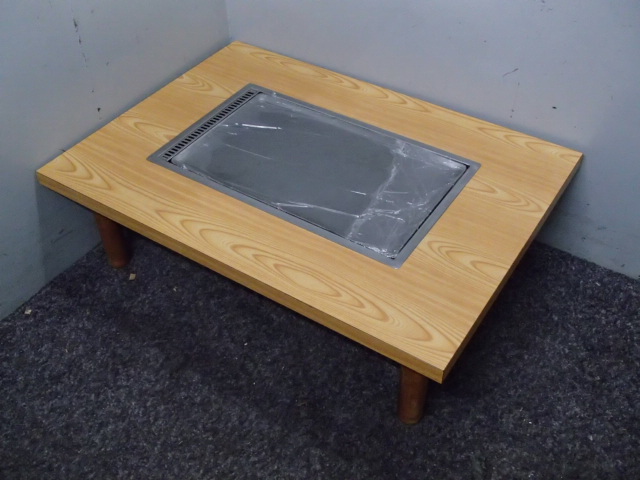 鉄板座卓テーブル