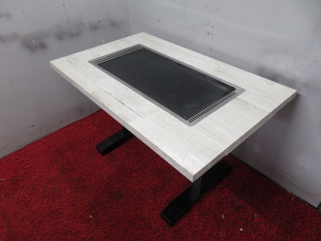 鉄板テーブル（フタ付き）